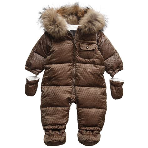 baby boy fendi shoes|Fendi baby snowsuit.